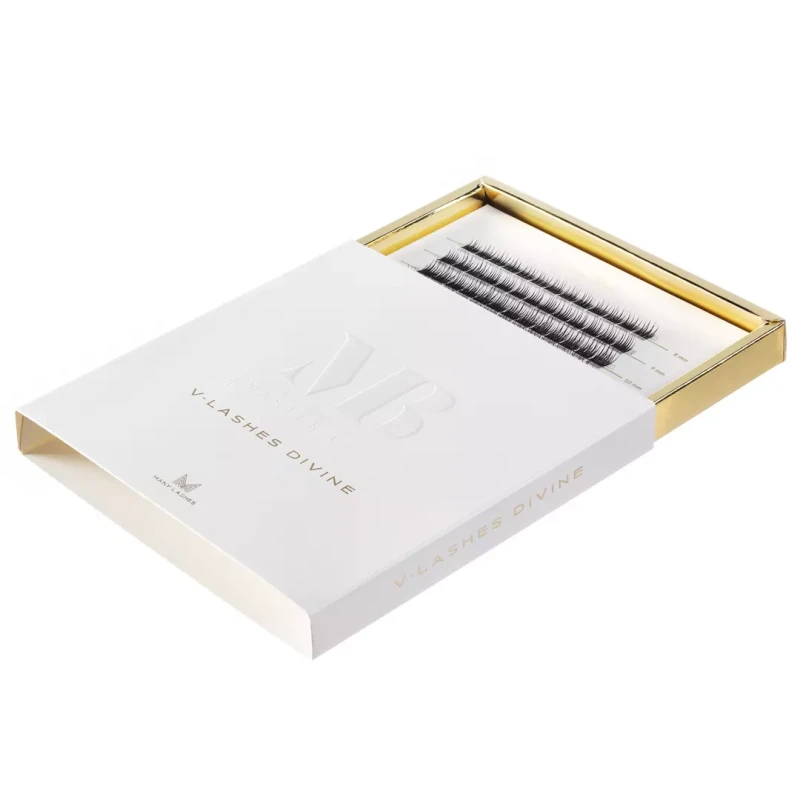 Master Box V-Lashes Divine | Zestaw kępek rzęs do makijażu