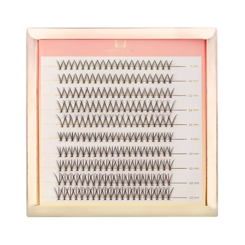 Limitowana Edycja | Master Box V-Lashes Revolution | Zestaw 2 rodzajów kępek rzęs do makijażu