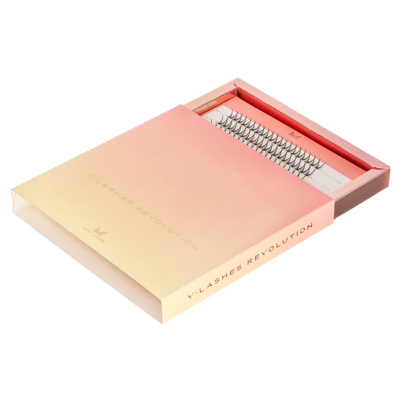 Limitowana Edycja | Master Box V-Lashes Revolution | Zestaw 2 rodzajów kępek rzęs do makijażu
