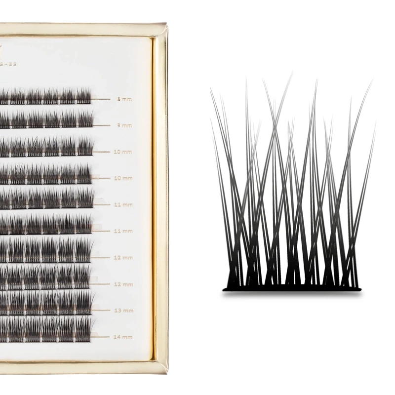 Master Box V-Lashes Divine | Zestaw kępek rzęs do makijażu