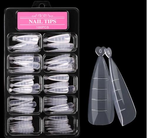 Dual Forms Spitze | Schablonen | Formen für Acrygel | Verlängerung | 100 Stück