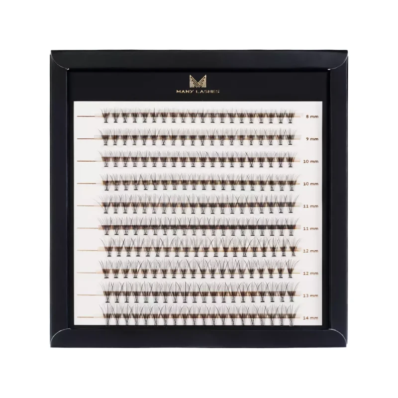 Master Box 10D Superblack | Zestaw kępek rzęs do makijażu