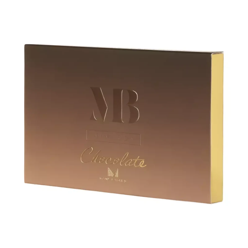 Brązowe kępki rzęs- V-Lashes Chocolate | Mini Box, opakowanie