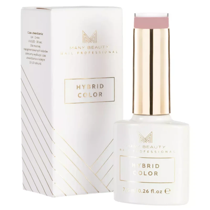 Brudny różowy lakier hybrydowy | 1006 nude mauve | HYBRID COLOR | UV