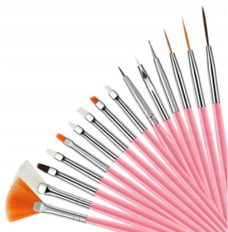 Pinselset für Nägel | 15-teilig