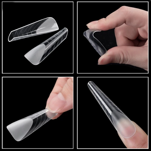 Dual Forms Oberformen für Acrygel | Russische Mandel | 120 Stück