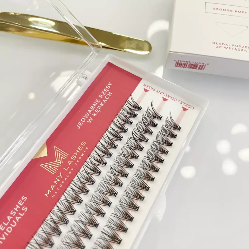 10D | Rzęsy kępki - ManyLashes, zdjęcie stylizowane