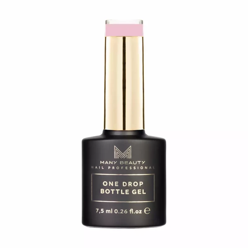 ONE DROP BOTTLE GEL | Jednofazowy żel do manicure | No. 008 CANDY PINK | 15 ml