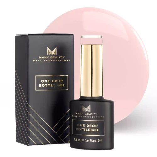 ONE DROP BOTTLE GEL | Einphasiges Gel für Maniküre | Nr. 012 NUDE | 15 ml