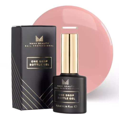 ONE DROP BOTTLE GEL | Einphasiges Maniküre-Gel | Nr. 015 DUSTY BEIGE | 15 ml