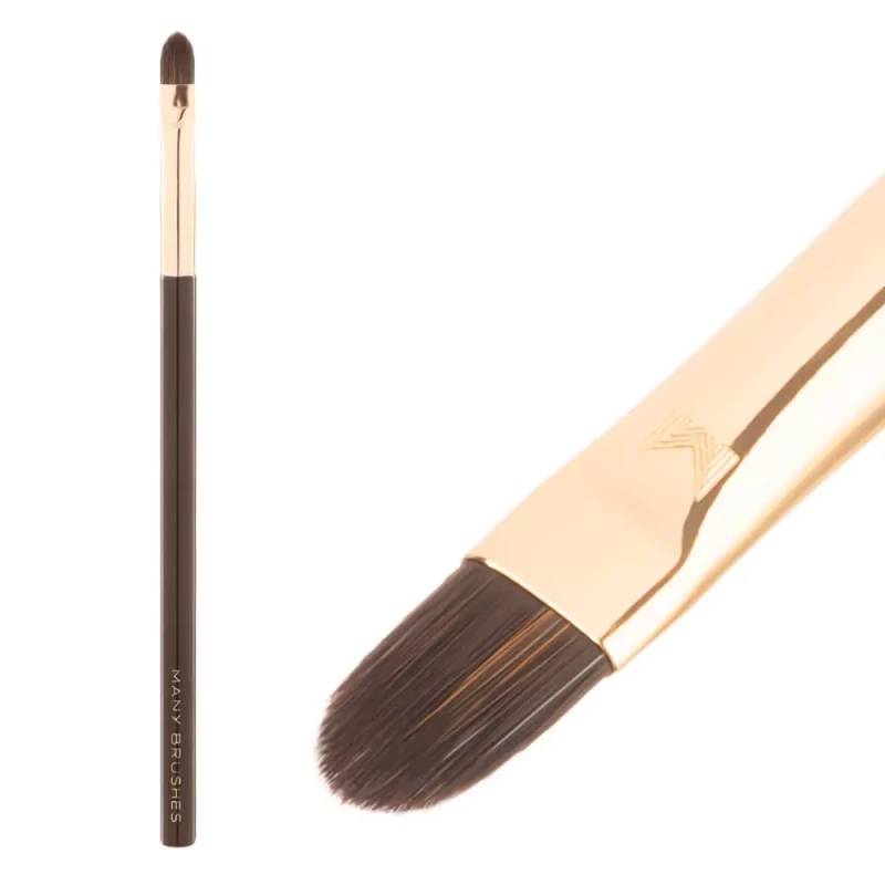 MBC-17 – Lippenpinsel – Many Brushes Chocolate – Straight Fibers – Acrylgriff
