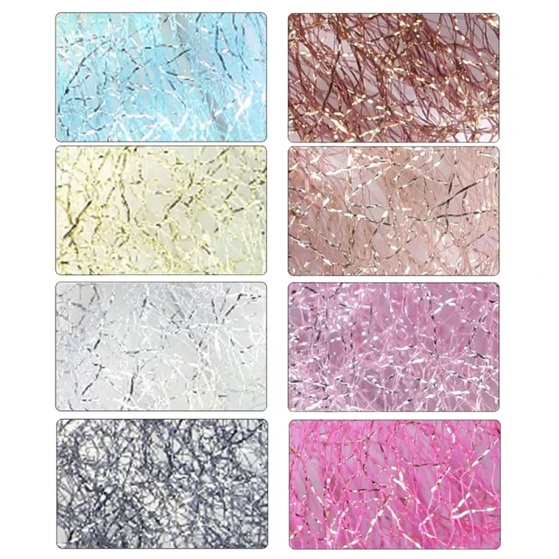 Ozdobna metaliczna siatka do manicure.webp