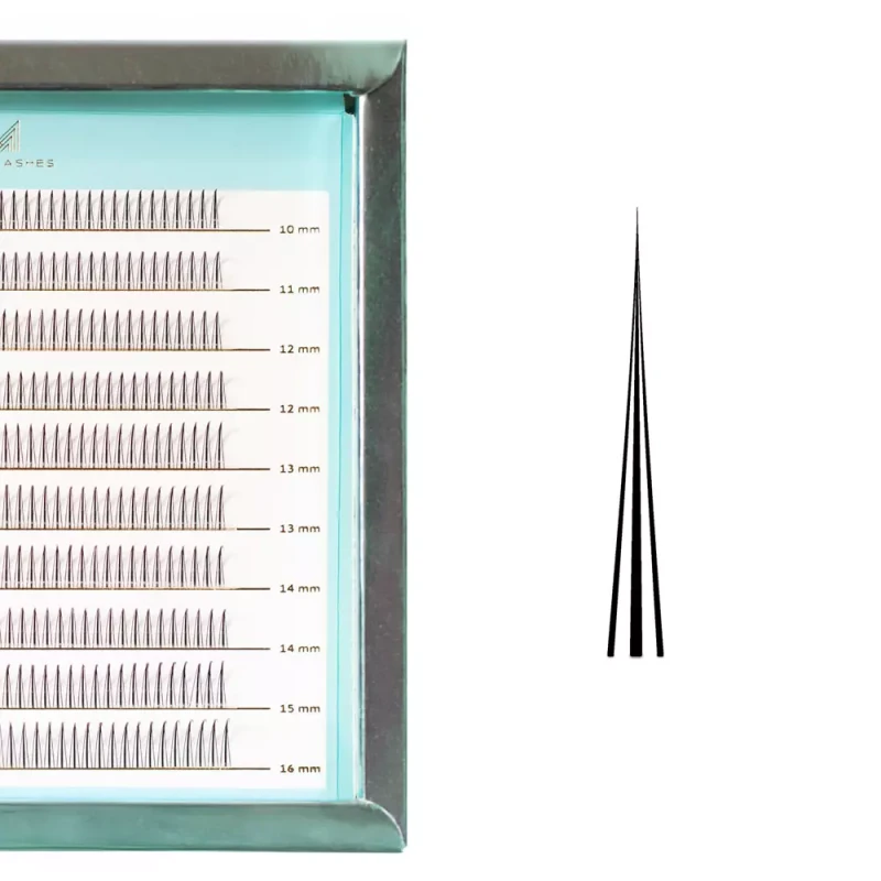 Master Box A-lashes Classic | Zestaw kępek rzęs do makijażu