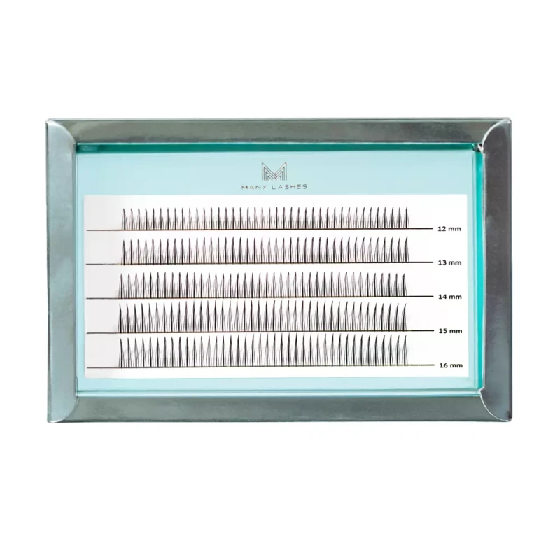 Mini Box A-lashes Classic | mix 2 | Zestaw kępek rzęs do makijażu 12-16 mm