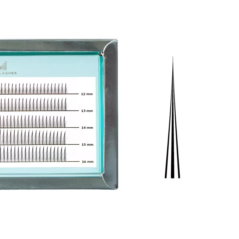 Mini Box A-lashes Classic | mix 2 | Zestaw kępek rzęs do makijażu 12-16 mm