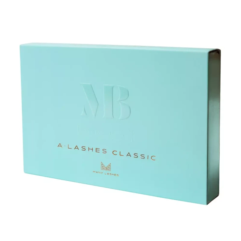 Mini Box A-lashes Classic | mix 1 | Zestaw kępek rzęs do makijażu 9-15 mm, opakowanie