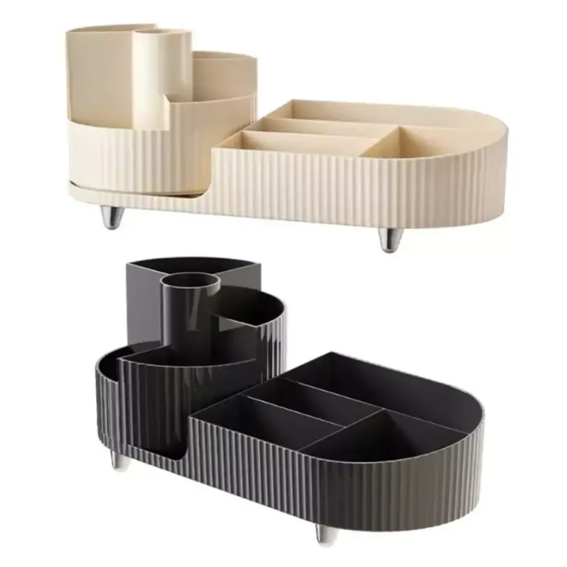 Großer drehbarer Organizer | Ständer für Pinsel | Kosmetik | Accessoires