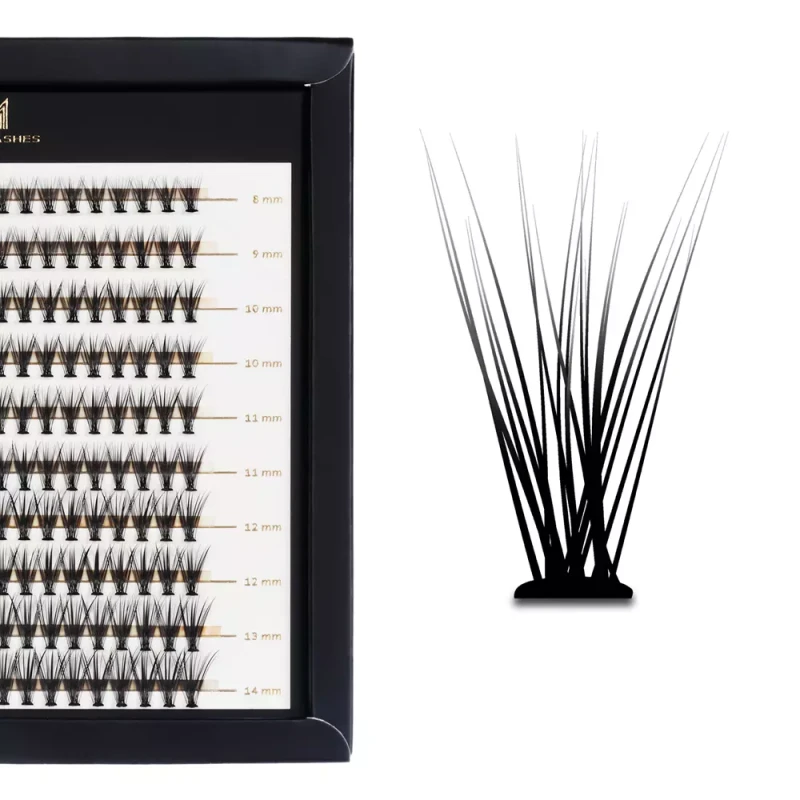 Master Box 20D Superblack | Zestaw kępek rzęs do makijażu