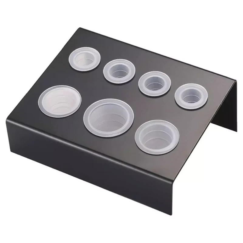 Metallständer | Organizer für Becher | Ringe für permanentes Make-up