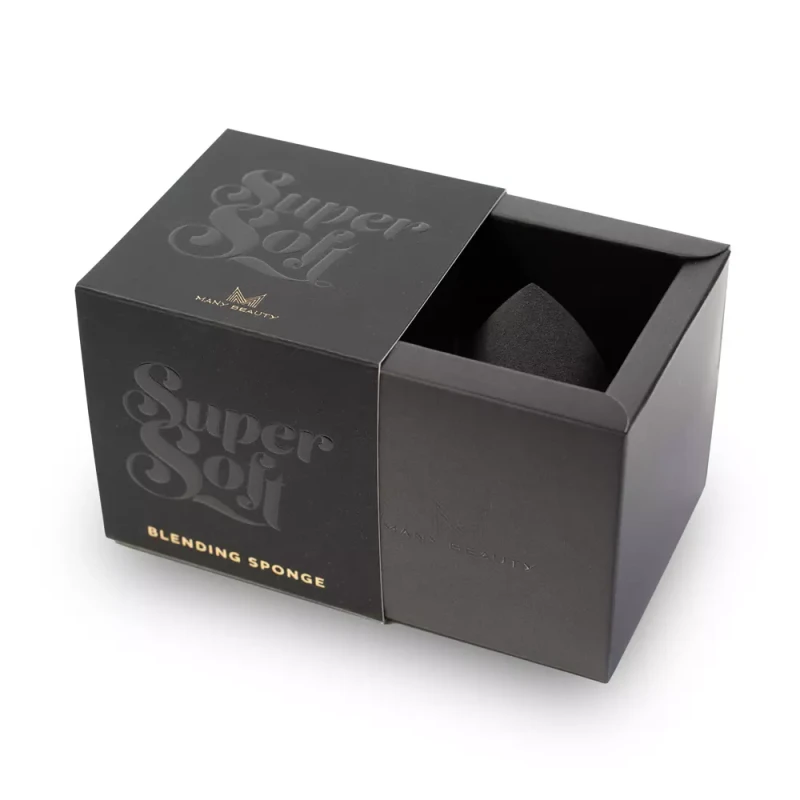 SUPERSOFT - DROP- beauty blender Blending sponge Gąbka do makijażu w kartoniku kropla_black4.webp