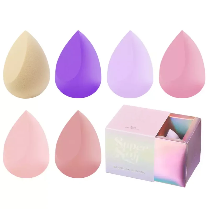 SUPERSOFT - SINGLE CUT 2- beauty blender Blending sponge Gąbka do makijażu w kartoniku kropla ścięta_wszystkie.webp