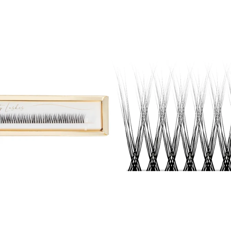 Infinity Lashes - Kępki rzęs na długim bezbarwnym pasku