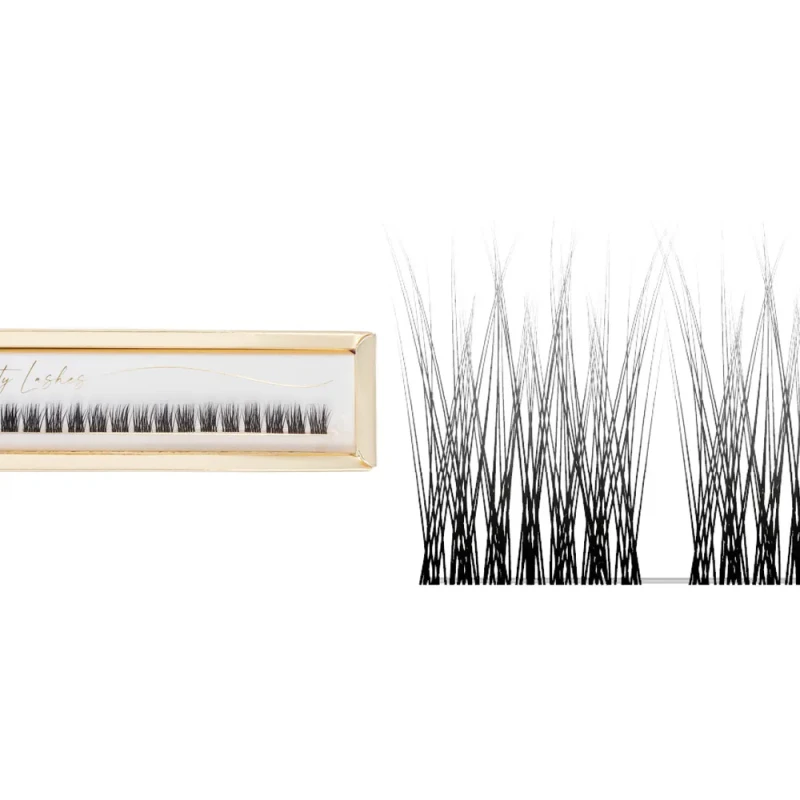 Infinity Lashes - Kępki rzęs na długim bezbarwnym pasku
