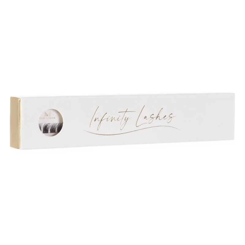 Infinity Lashes - Kępki rzęs na długim bezbarwnym pasku_opakowanie