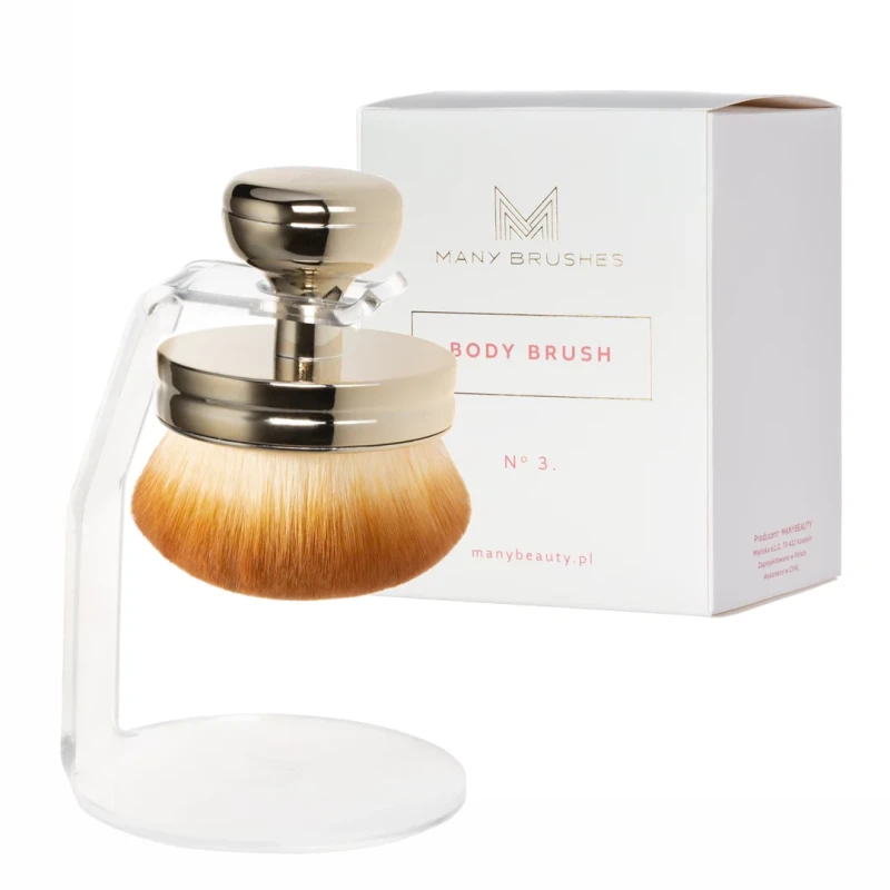 Body Brush - duży pędzel do ciała z akrylowym stojakiem | Model No. 3_opakowanie