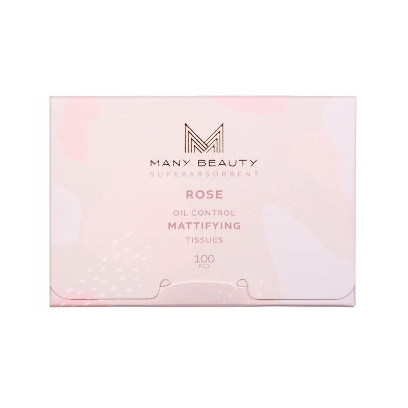Zapachowe Bibułki Matujące Do Twarzy Mattifying Tissues Many Beauty_rose.webp