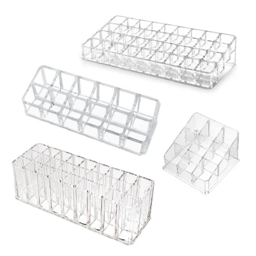 Acryl-Organizer für Lippenstifte, transparent