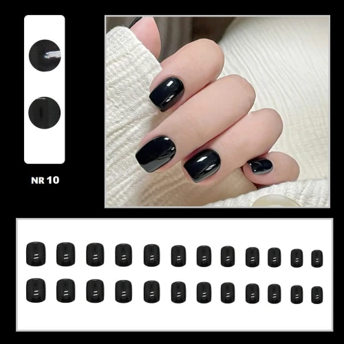 Press On Nails – Selbstklebende Nägel mit fertigem Design | Form: Quadrat 