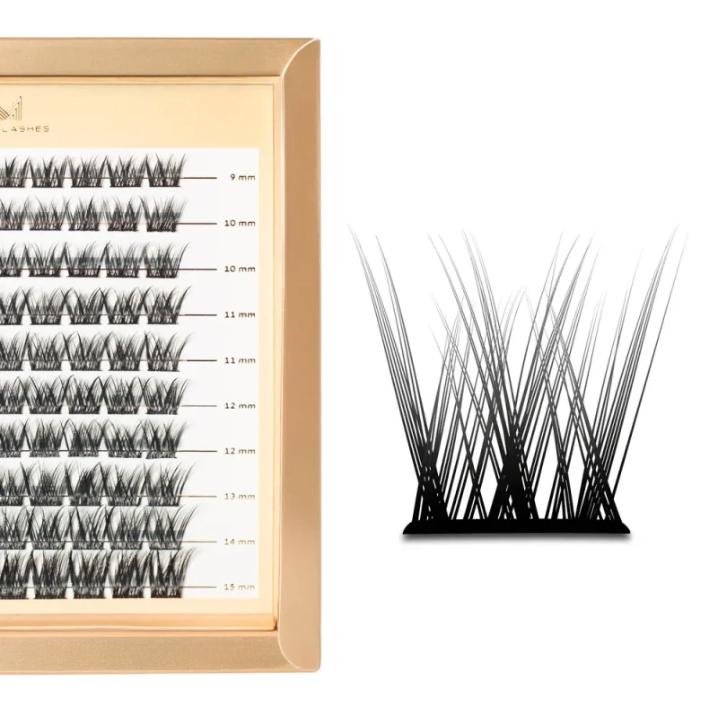 Master Box V-Lashes Wonder | Zestaw kępek rzęs do makijażu