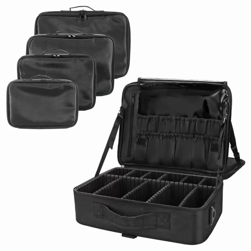 Kosmetyczka modułowa dwuwarstwowa_organizer mobilny_S-XL