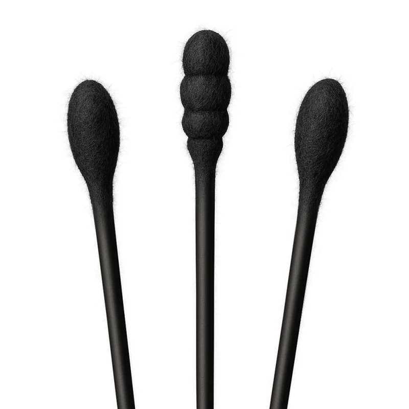 ECO Einweg-Hygienestäbchen | Schwarz | 200 Stück
