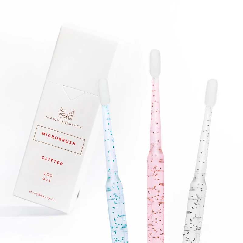 Mikroapplikatoren | Microbrush | für Wimpern | glitzernd
