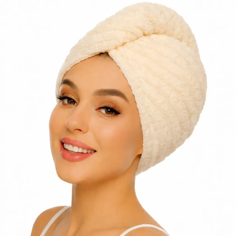 turban kremowy