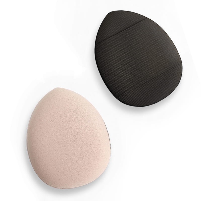 Mini Puff Supersoft | mini puszek na palec | supermiękka gąbka do makijażu | 2 sztuki, czarny