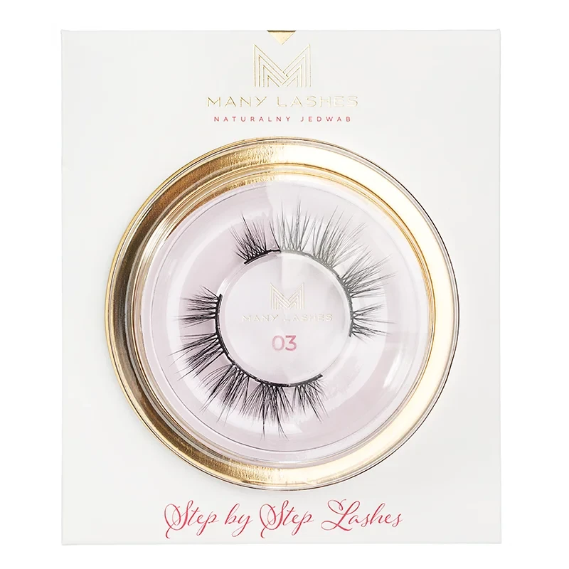 Step by Step Lashes - 03 | Zestaw 10 mini pasków rzęs