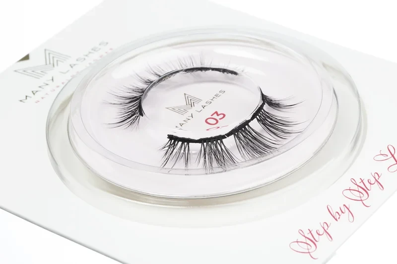 Step by Step Lashes - 03 | Zestaw 10 mini pasków rzęs